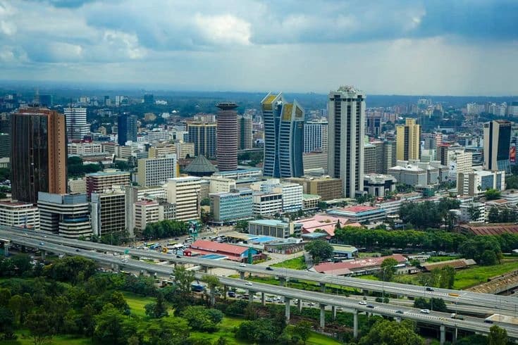 The Nairobi skyline by day
